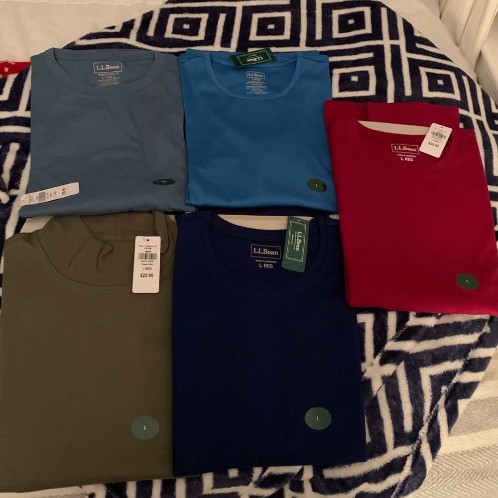 Men’s LLBean Long Sleeve Shirts